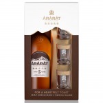 Ararat 5 jaar 70 Cl met 3 shotglazen