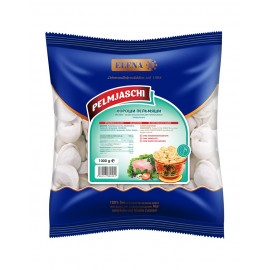 Pelmeni "Pelmjaschi" met kalkoenvlees.