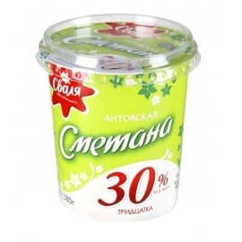 Smetana Svalya crème fraiche 30% vet 380gr.