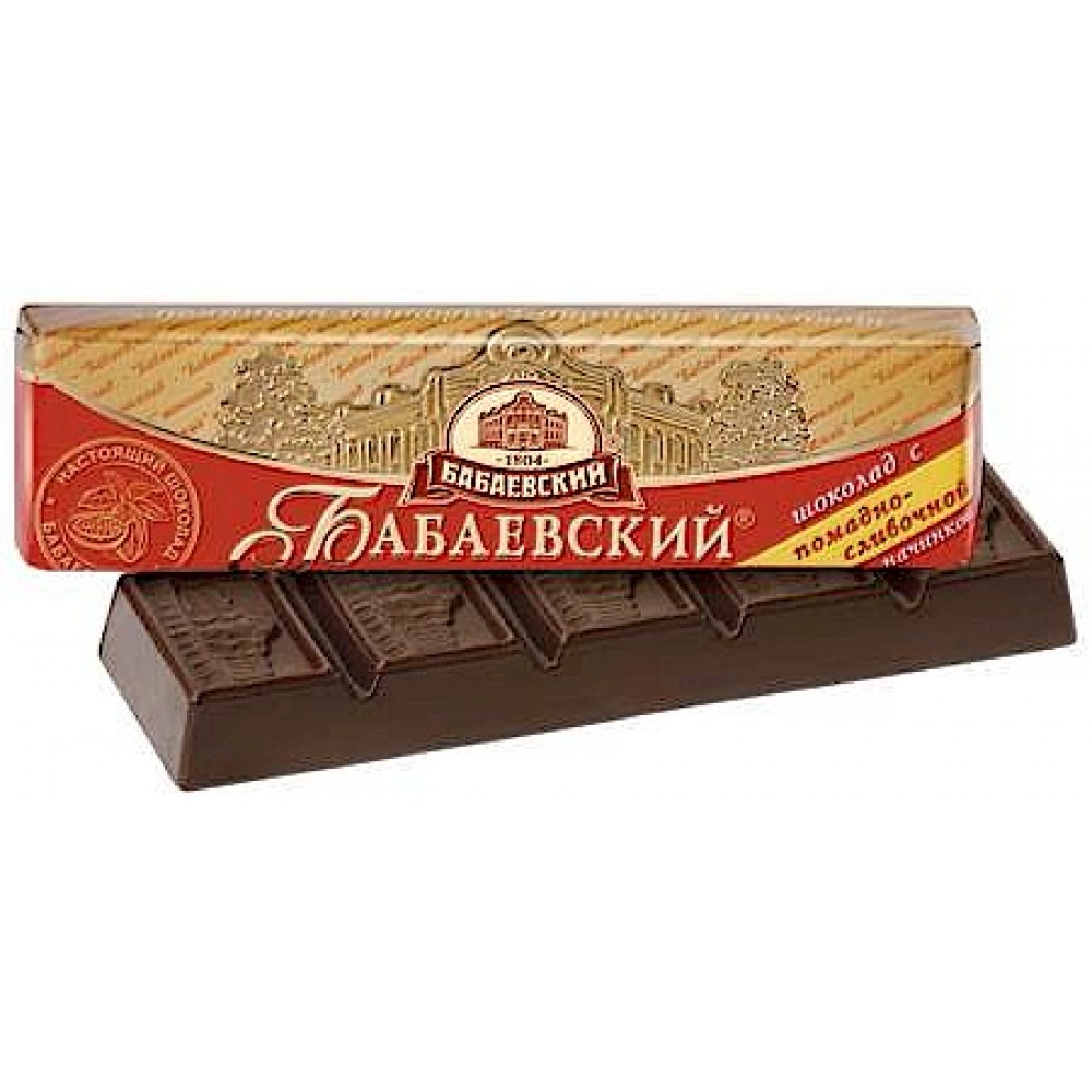 Chocoladereep "Babaevsky" met fondant-romige vulling