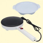 Elektrische pannenkoeken dompelmachine Ø20 cm, 700W, verpakking: 25 x 46 x 8 cm