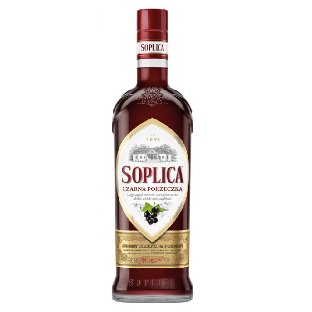 Soplica zwartebessen likeur 0.5 L 30%