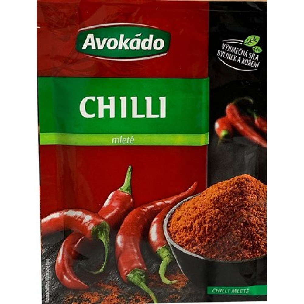 Gemalen chilipeper ''Avokado'' 28g