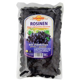 Zwarte Rozijnen 200 gr, Oezbekistan